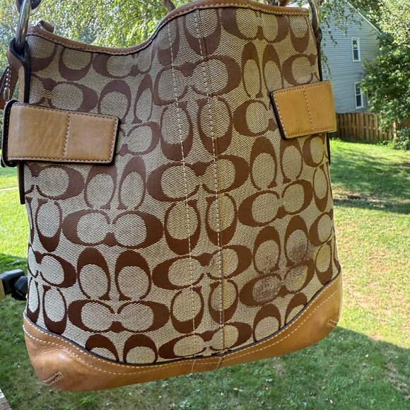 A great Trio!  Three Vintage Coach Signature C items!  Hello, early 2000's! - Picture 11 of 16